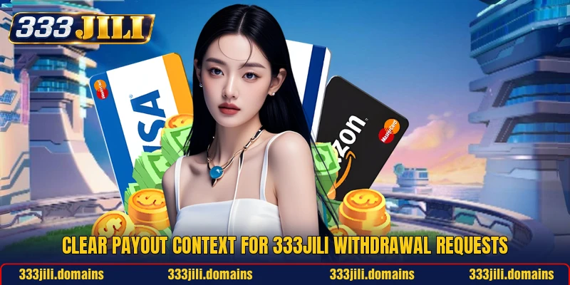 Clear payout context for 333JILI withdrawal requests