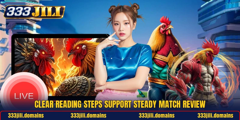 Clear reading steps support steady match review