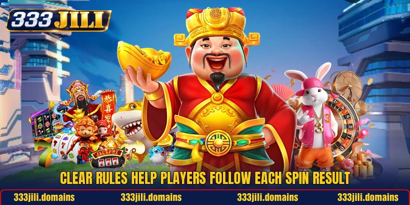 Clear rules help players follow each spin result