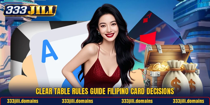 Clear table rules guide Filipino card decisions