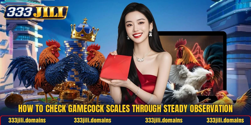 How to check gamecock scales through steady observation
