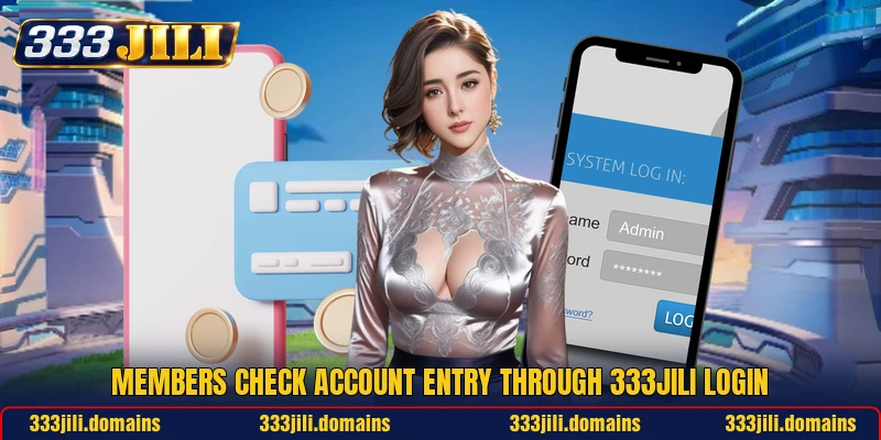 Members check account entry through 333JILI login