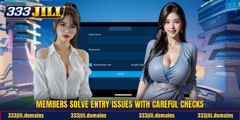 Members solve entry issues with careful checks
