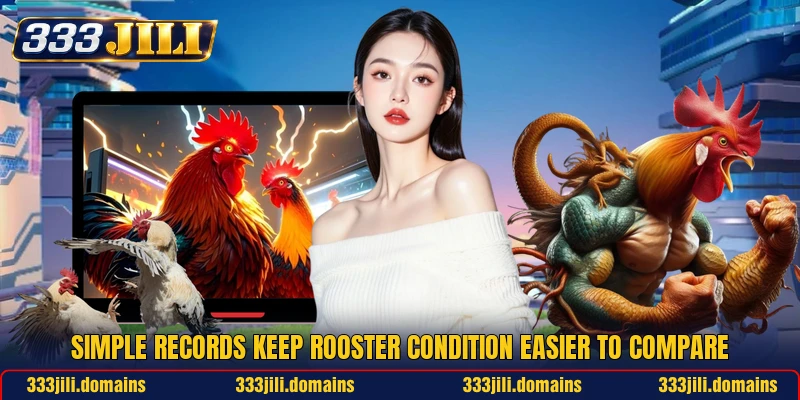 Simple records keep rooster condition easier to compare