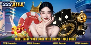 Three Card Poker Guide With Simple Table Rules